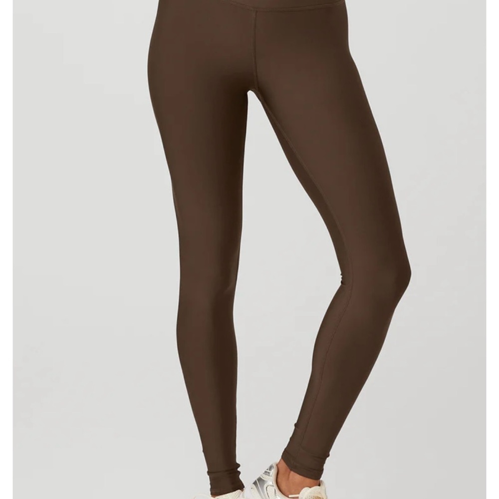 ALO Yoga High Waisted Airlift Brown Leggings XS
